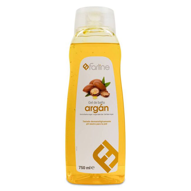 Farline Gel de Baño y Ducha Argán, 750 ml