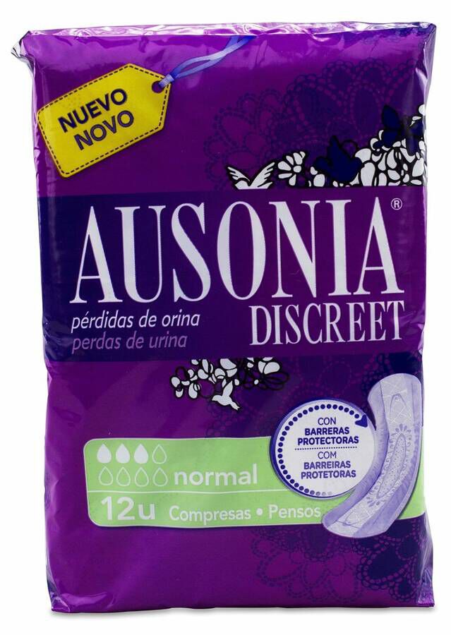 Ausonia Discreet Normal, 12 Uds