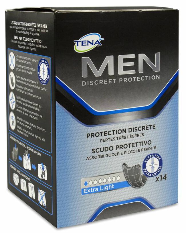 Tena Men Escudo Protector, 14 Uds