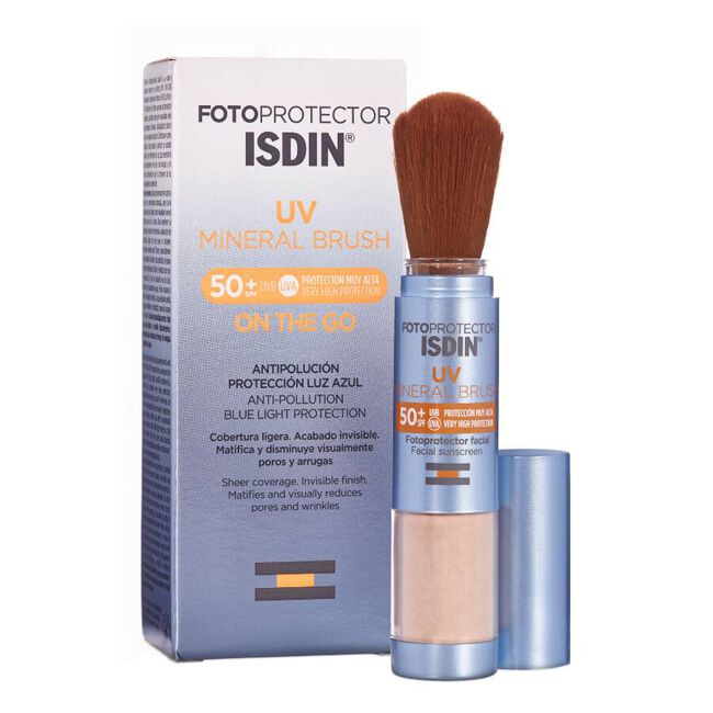 Isdin Fotoprotector UV Mineral Brush On The Go SPF 50+, 1 Unidad