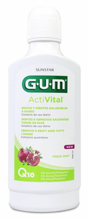 GUM Activital Colutorio, 500 ml