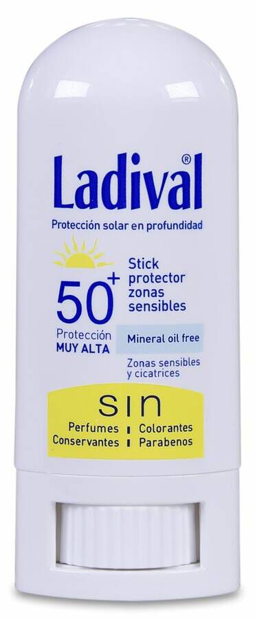 Ladival Stick Zonas Sensibles SPF 50+, 8 g