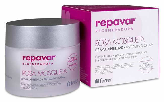 Repavar Crema Regeneradora Antiedad, 50 ml