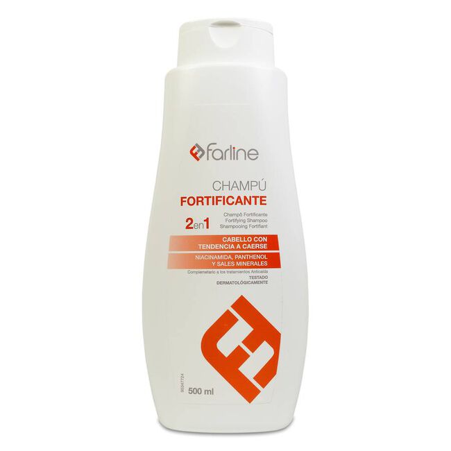 Farline Champú Fortificante 2 en 1, 500 ml