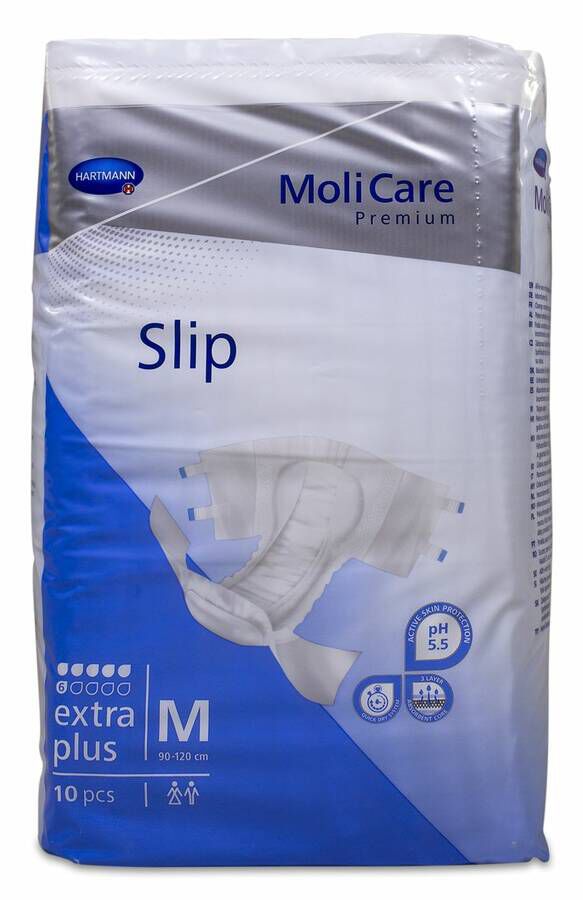 Molicare Premium Slip Extra Plus Talla M, 10 Uds