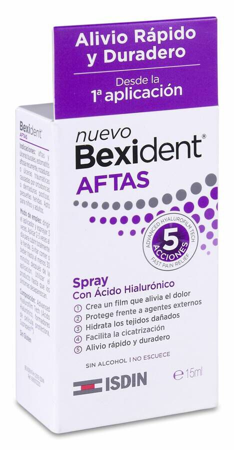 Isdin Bexident Aftas Spray, 15 ml