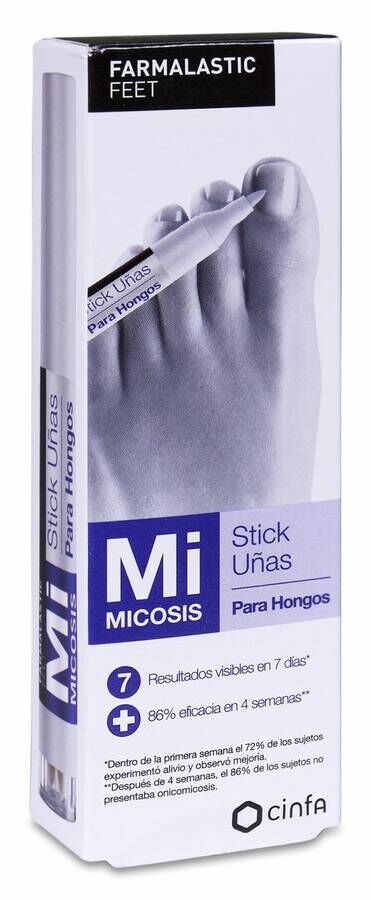 Farmalastic Micosis Stick de Uñas para Hongos, 4 ml