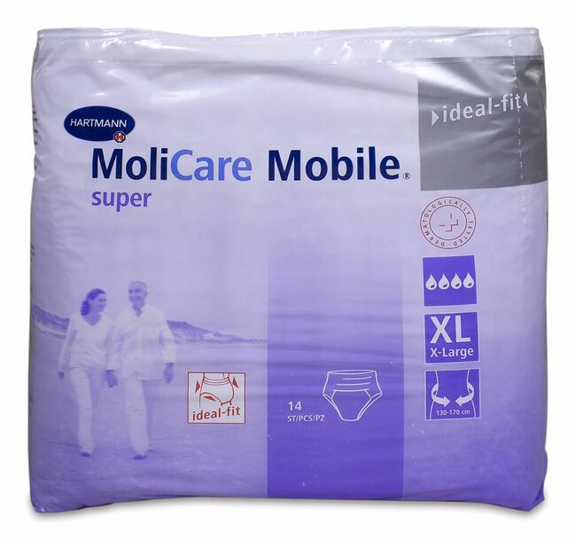 Molicare Mobile Súper XL, 14 Uds