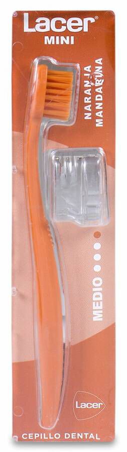 Lacer Mini Cepillo Dental Adulto Dureza Media, 1 Ud