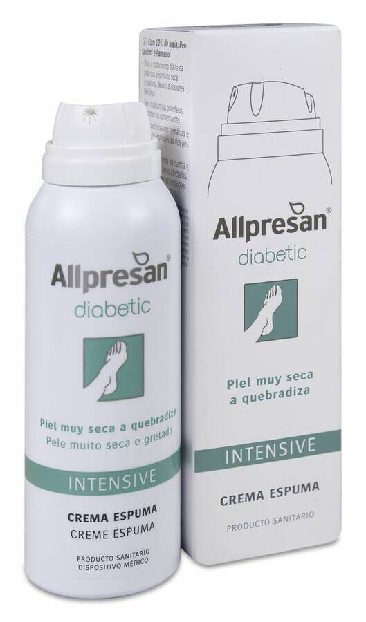 Allpresan Diabetic Intensive Crema en Espuma, 125 ml