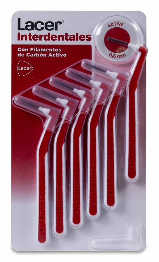 Lacer Interdental Active Angular 0,6 mm, 6 Uds