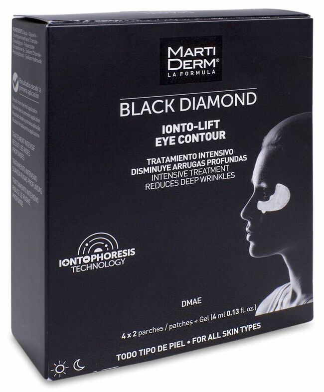 Martiderm Black Diamond Ionto-Lift Eye Contour, 4 Sobres x 2 Parches