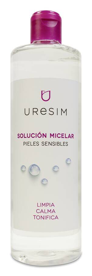 Uresim Solución Micelar Pieles Sensibles, 500 ml.