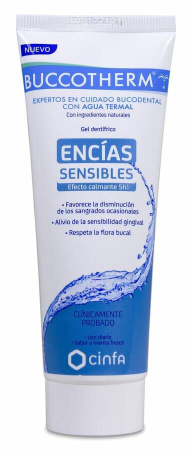 Buccotherm Gel Encías Sensibles Menta, 75 ml