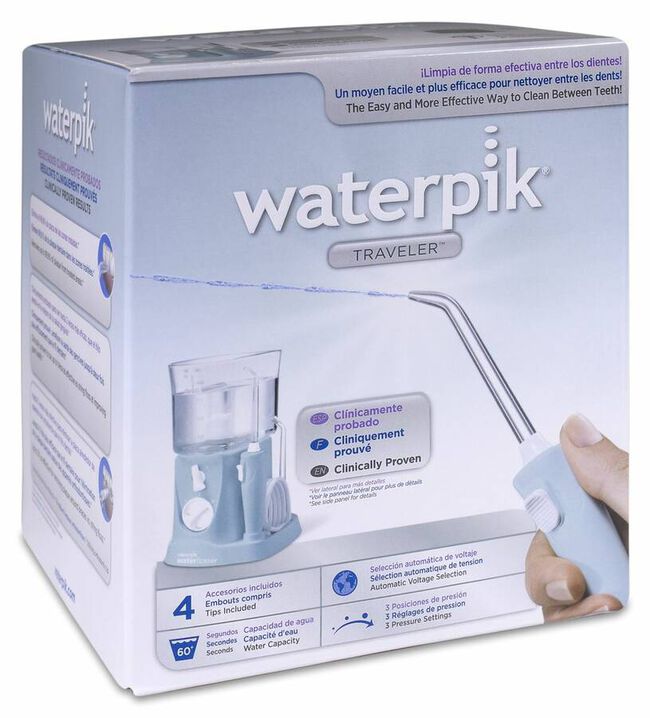 Waterpik Irrigador Traveller WP300 Azul, 1 Ud