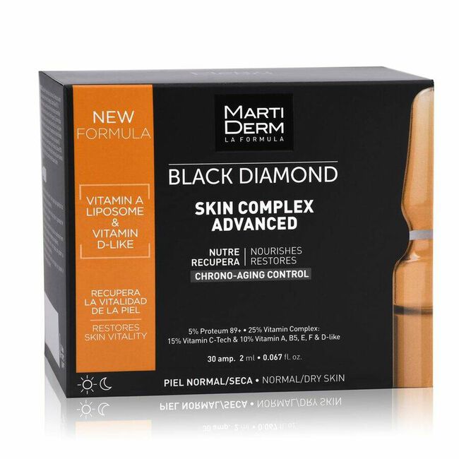 MartiDerm Black Diamond Skin Complex, 30 Ampollas