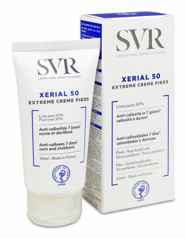 SVR Xerial 50 Extreme Crema de Pies, 50 ml