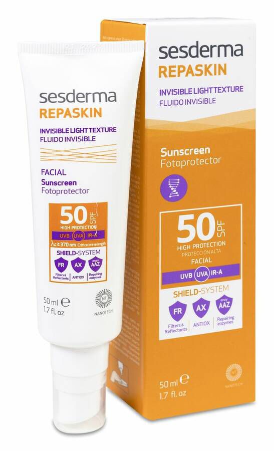 Sesderma Repaskin Fluido Invisible SPF 50+, 50 ml