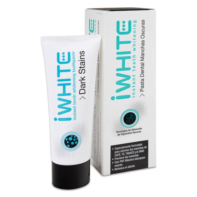 iWhite Pasta Dental Manchas Oscuras, 75 ml