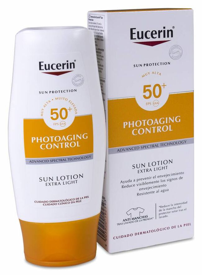 Eucerin Loción Photoaging Control SPF 50+, 150 ml