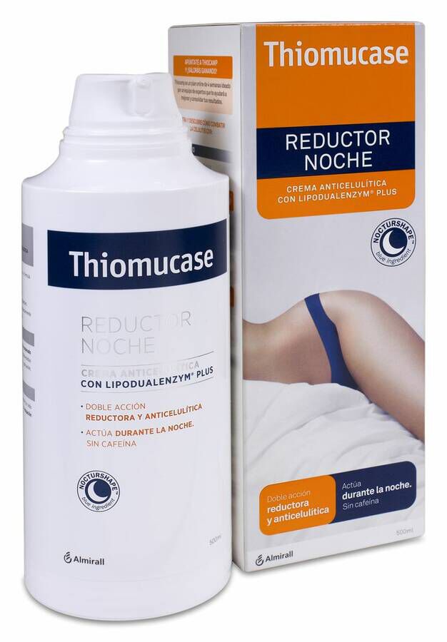 Thiomucase Crema Reductora de Noche, 500 ml