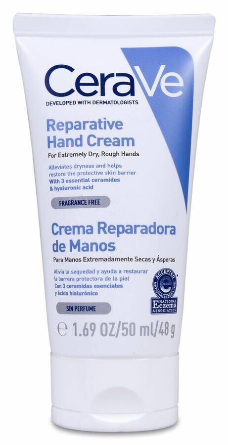 CeraVe Crema Reparadora de Manos, 50 ml