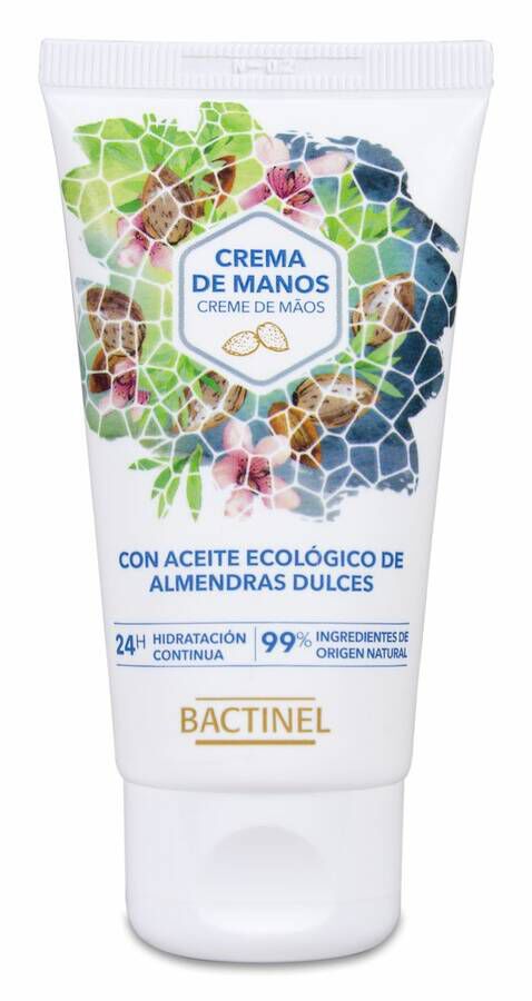 Bactinel Crema de Manos 24h Natural, 50 ml