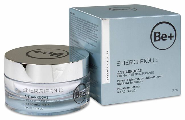 Be+ Energifique Antiarrugas Crema Reestructurante Piel Normal/Mixta SPF 20, 50 ml