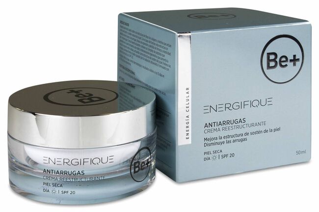 Be+ Energifique Antiarrugas Reestructurante Piel Seca SPF 20, 50 ml