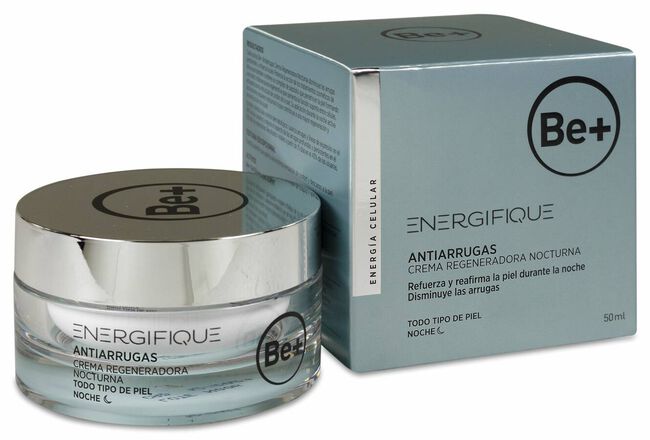 Be+ Energifique Antiarrugas Crema Regeneradora Noche, 50 ml