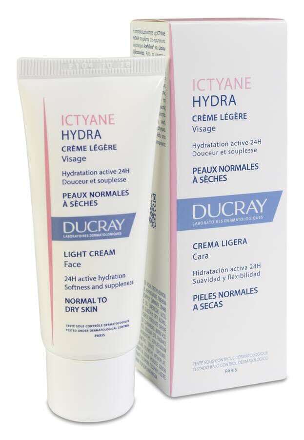 Ducray Ictyane Hydra Crema Ligera, 40 ml