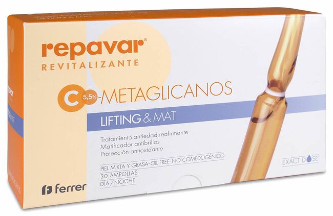 Repavar Revitalizante Ampollas Lifting&Mat, 30 Ampollas