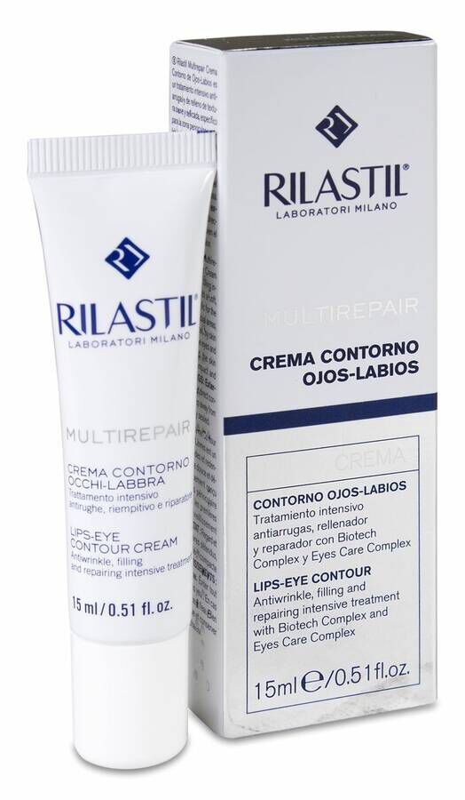 Rilastil Multirepair Contorno de Ojos y Labios, 15 ml