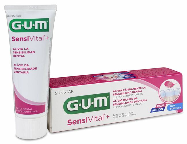 GUM Sensivital+ Pasta de Dientes, 75 ml