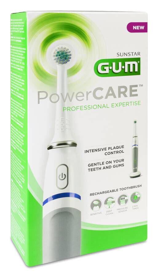 GUM PowerCare Cepillo Eléctrico Rotatorio, 1 ud