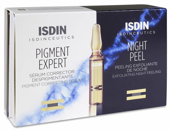 Isdin Isdinceutics Pigment Expert + Night Peel, 10+10 Ampollas