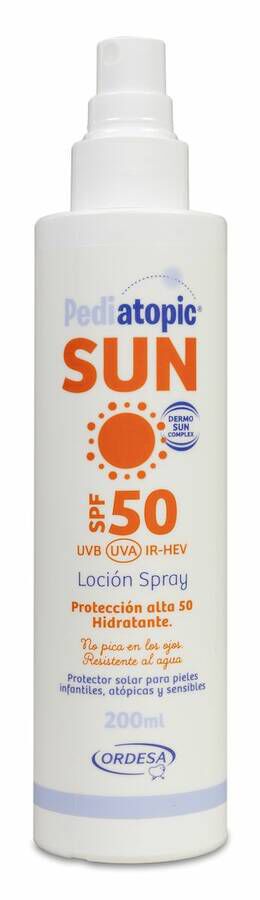 Pediatopic Sun Spray Loción SPF 50+, 200 ml