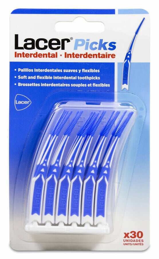 Lacer Picks Interdental, 30 Uds