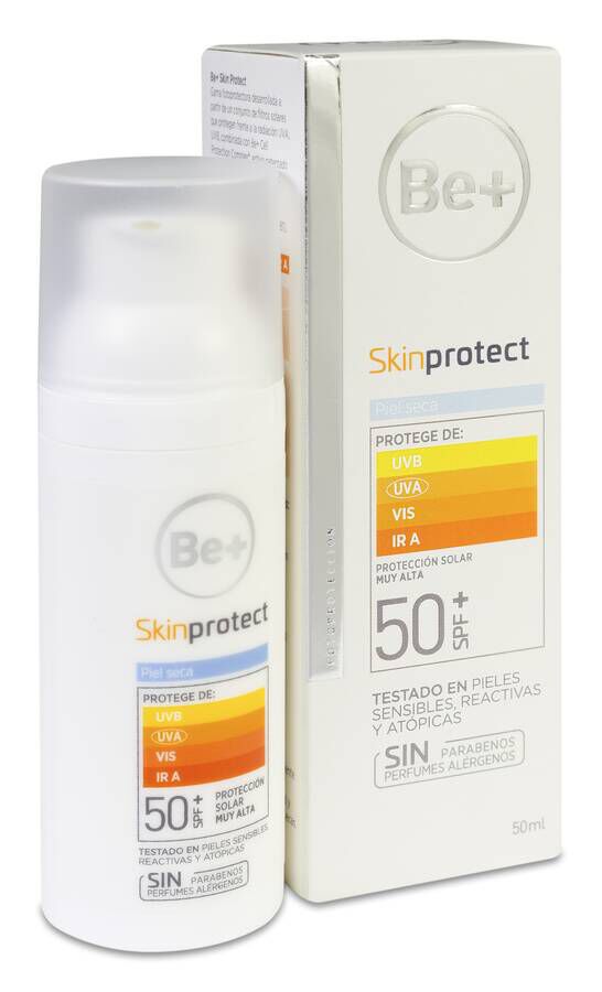 Be+ Skin Protect Piel Seca SPF 50+, 50 ml