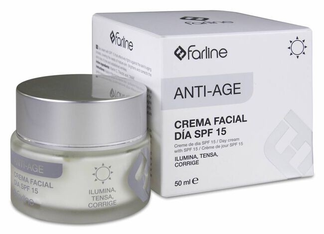 Farline Crema Antiedad de Día SPF 15, 50 ml