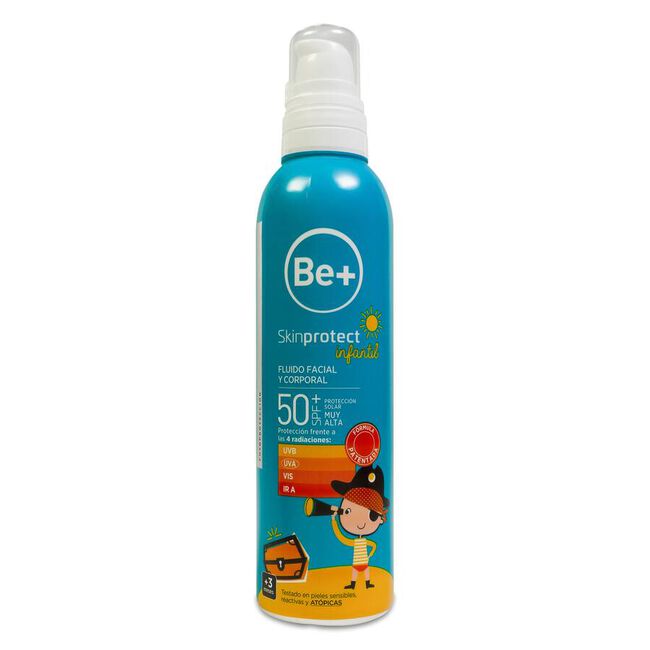 Be+ Skin Protect Spray Infantil SPF 50+, 250 ml