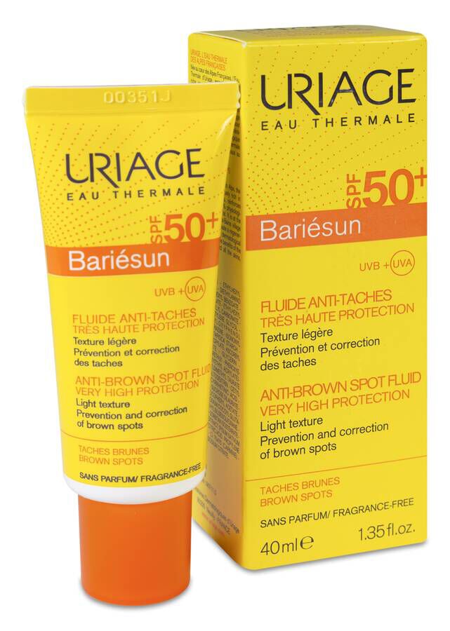 Uriage Fluido Antimanchas Bariésun SPF50+, 40 ml