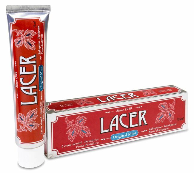 Lacer Original Mint Pasta Dental, 75 ml