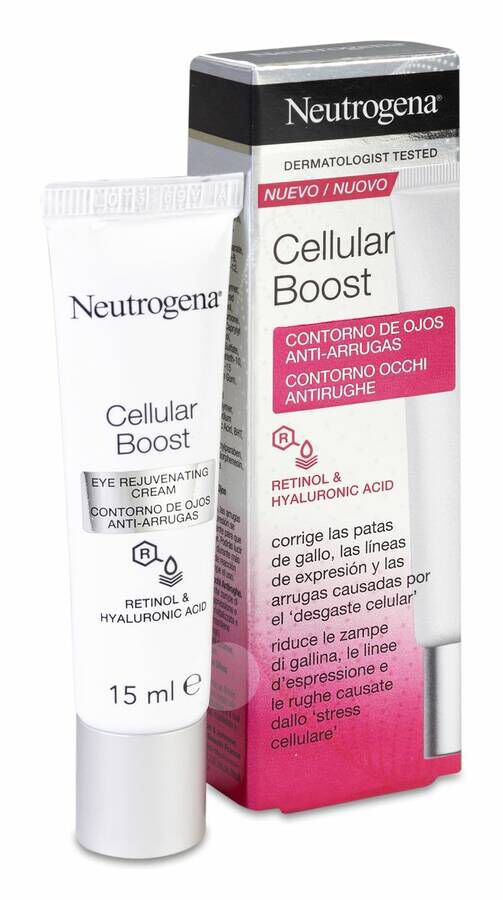 Neutrogena Cellular Boost Contorno de Ojos Anti-arrugas, 15 ml