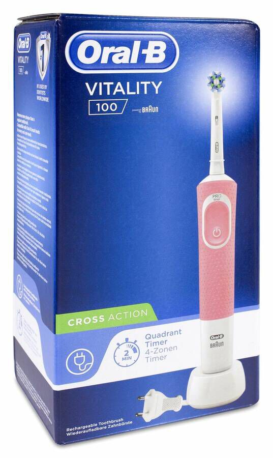 Oral-B Vitality 100 Cross Action Cepillo Eléctrico Rosa