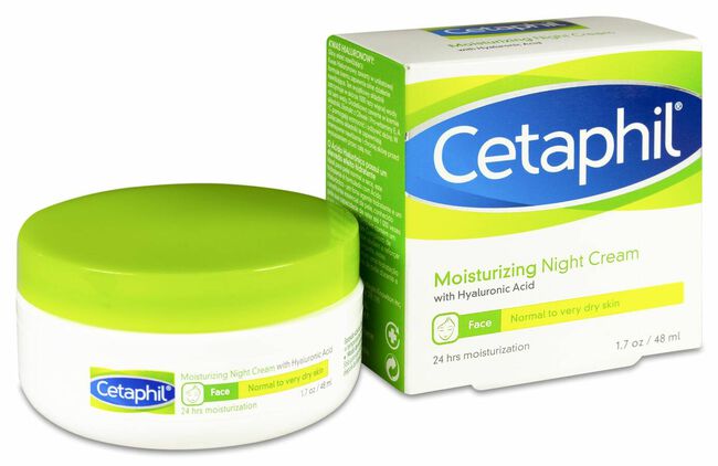 Cetaphil Crema Hidratante Facial de Noche, 48 ml