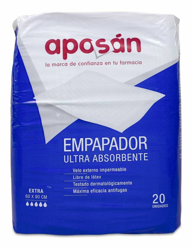 Aposán Empapador 60 cm x 90 cm, 20 Uds