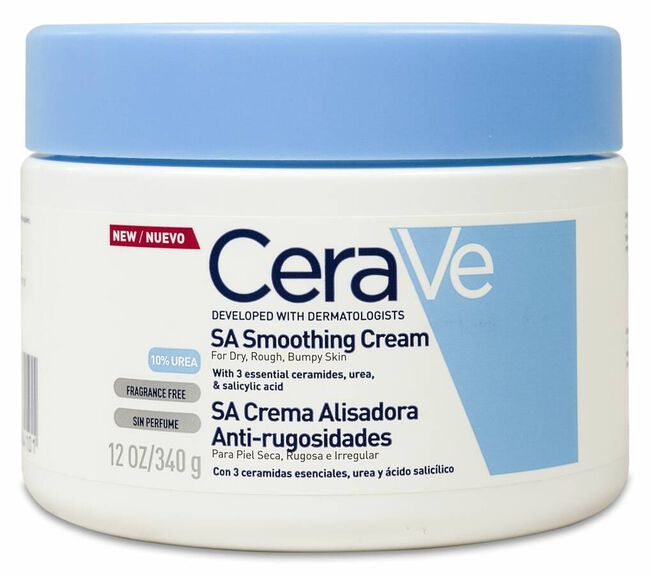 CeraVe SA Crema Alisadora Anti-rugosidades, 340 g