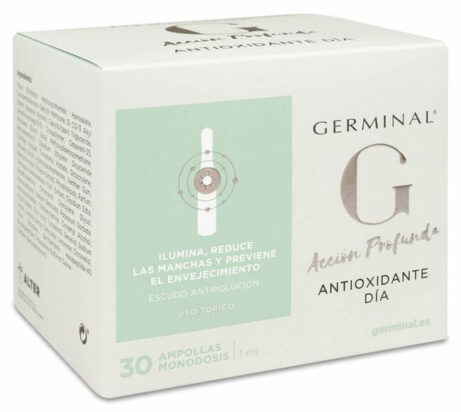 Germinal Acción Profunda Antioxidante de Día, 30 Ampollas