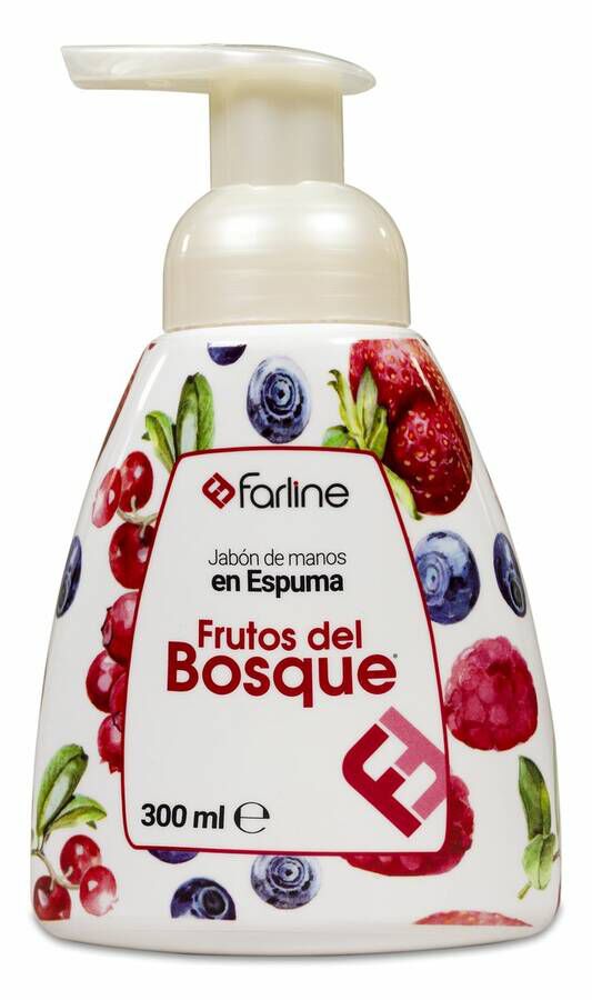 Farline Jabón de Manos en Espuma Frutos del Bosque, 300 ml